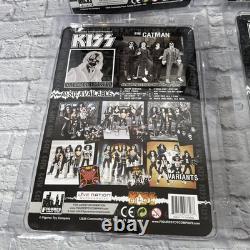 KISS Dressed to Kill 12 Action Figure 2013 New Sealed 4 Piece Set