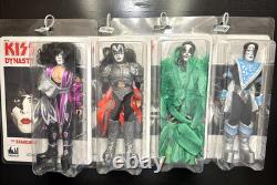 KISS Dynasty 8 Inch Action Figures NIB Complete Set Figures Toy Company RARE