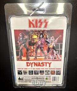 KISS Dynasty 8 Inch Action Figures NIB Complete Set Figures Toy Company RARE