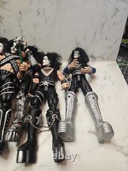 KISS Figures Toy Company McFarlane KISS (8) Figures lot Asst. With Access