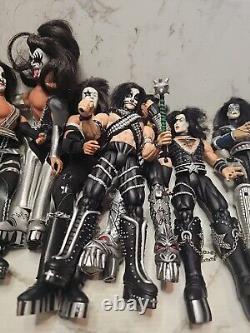 KISS Figures Toy Company McFarlane KISS (8) Figures lot Asst. With Access