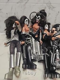 KISS Figures Toy Company McFarlane KISS (8) Figures lot Asst. With Access