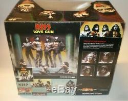 KISS LOVE GUN Deluxe Boxed Edition Figure Set McFarlane Toys Gene Paul Peter Ace