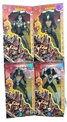 KISS Limited Edition 24 Destroyer Figures 1998-Spencers SOLD AS SET of 4 ONLY
