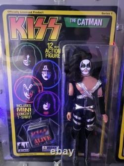 KISS Love Gun Series 1 Action Figures 12 Inch Catman Demon Starchild Spaceman