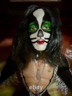 KISS Peter Criss 1998 Destroyer RARE 24 Action Figure #006570 withCOALimited Ed