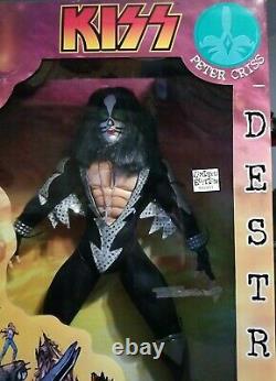 KISS Peter Criss Destroyer 24 Action Figure Doll NIB 1998 LIMITED EDITIONNICE