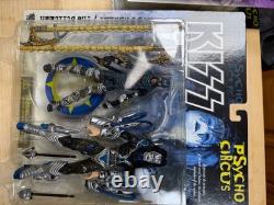 KISS Psycho Circus McFarlane Toys 1998 Complete Set of 4 MOC + Original Box