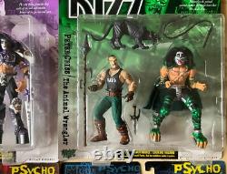 KISS Psycho Circus Set Action Figures McFarlane Toys 1998 + 3 Tour Edition NIB