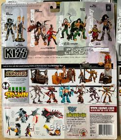 KISS Psycho Circus Set Action Figures McFarlane Toys 1998 + 3 Tour Edition NIB
