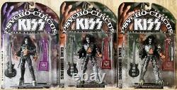 KISS Psycho Circus Set Action Figures McFarlane Toys 1998 + 3 Tour Edition NIB