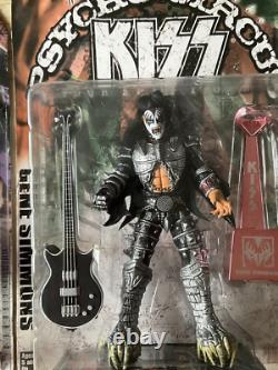KISS Psycho Circus Set Action Figures McFarlane Toys 1998 + 3 Tour Edition NIB