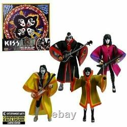 KISS Rock and Roll Over Retro Action Figure Deluxe Box Set SDCC LE 1K -SOLD OUT