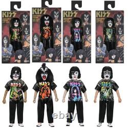 KISS Set of 4 Ben Cooper Costume Kids Action Figures by NECA MINT and IN HAND