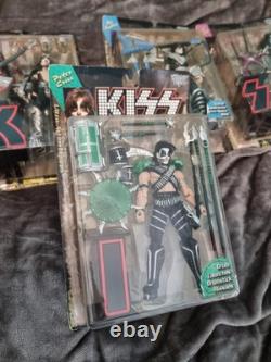 KISS UltraAction Figures McFarlane Toys Set of 4 Ace, Gene, Peter & Paul (1997)