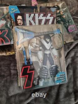 KISS UltraAction Figures McFarlane Toys Set of 4 Ace, Gene, Peter & Paul (1997)
