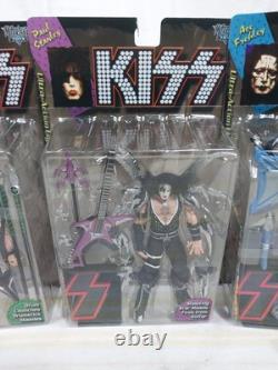 KISS Ultra Action Figures Complete Set of 4 McFarlane With Original Shipping Box