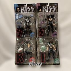 KISS Ultra Action Figures Four Figure Set McFarlane Toys Band Collection