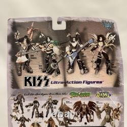 KISS Ultra Action Figures Four Figure Set McFarlane Toys Band Collection