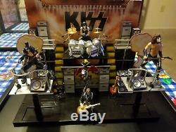 KISS alive ll super stage 3 3/4 figures modified with lightshow and speakers set