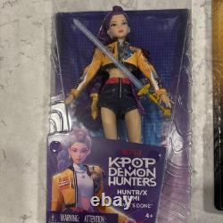 KPop Demon Hunters HUNTR/X Doll Set Rumi Mira Zoey Golden Singing Mattel