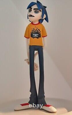 Kidrobot Gorillaz 2D 13 Vinyl Art Figure Jamie Hewlett 2-D 2005 Red Edition