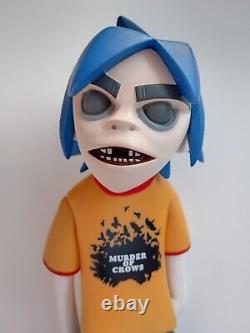 Kidrobot Gorillaz 2D 13 Vinyl Art Figure Jamie Hewlett 2-D 2005 Red Edition