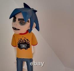 Kidrobot Gorillaz 2D 13 Vinyl Art Figure Jamie Hewlett 2-D 2005 Red Edition