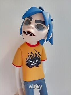 Kidrobot Gorillaz 2D 13 Vinyl Art Figure Jamie Hewlett 2-D 2005 Red Edition