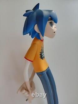 Kidrobot Gorillaz 2D 13 Vinyl Art Figure Jamie Hewlett 2-D 2005 Red Edition