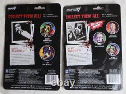 King Diamond Reaction Figure Lot Super 7 Mercyful Fate First Tour Rare Halloween