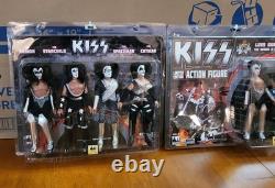 Kiss 8 Limited Edition Love Gun Action Figures Dolls Sets-2pk-4pk Only 100 Made