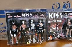 Kiss 8 Limited Edition Love Gun Action Figures Dolls Sets-2pk-4pk Only 100 Made