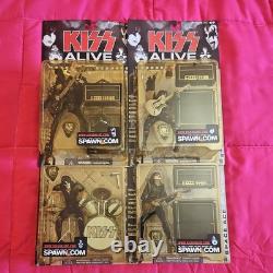 Kiss Alive Action Figures Set 4 Figures McFarlane NEW SEALED
