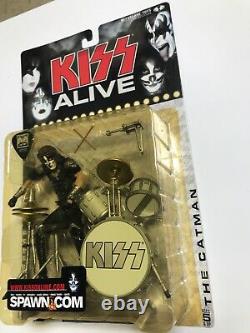 Kiss Alive Action Figures Set of Four Figures Spawn McFarlane Toys