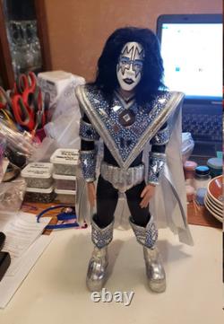 Kiss Custom 16 Ace Frehley Dynasty Unmasked Era 12 Doll Action Figure Tribute