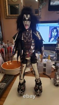 Kiss Custom 16 Gene Simmons 1977 Love Gun Era 12 Doll Action Figure