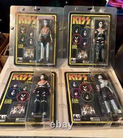 Kiss Figures Toy Co. Set of Four Kiss Dolls Mint on card