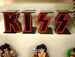 Kiss Music Band Psycho Circus Ultra Letters Action Figure Toy Lot Set 1997 1998