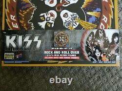 Kiss Sdcc Exclusive Rock & Roll Over Action Figure Deluxe Box Set Le 1000 Pieces