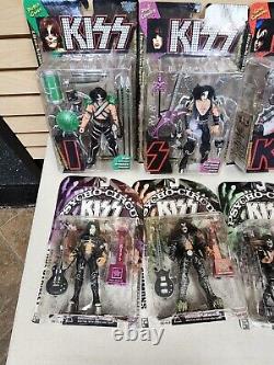 Kiss Toys 1997 KISS Ultra Action Figures & Psycho Circus 1998 All Sealed