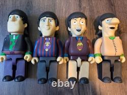 Kubrick 400% Size The Beatles Yellow Submarine Action Figures 11 Inches Tall Set