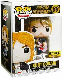 Kurt Cobain Nirvana Funko Music Pop! Rocks # 66 Limited Ed. Vinyl Action Figure