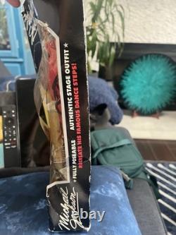 LJN Michael Jackson Fully Poseable Thriller Outfit Figure 1984 with Glove Mic