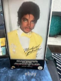 LJN Michael Jackson Fully Poseable Thriller Outfit Figure 1984 with Glove Mic