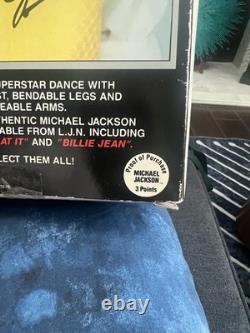 LJN Michael Jackson Fully Poseable Thriller Outfit Figure 1984 with Glove Mic