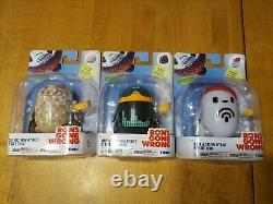 LOT 3 Ron's Gone Wrong Ron Action Music Action Cat Action B Bot Tomy Figures