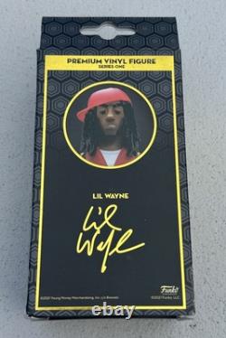 Lil Wayne Signed Autographed Rare Gold Funko Pop Action Figure JSA COA Rapper