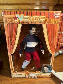 Living Toyz Dolls N Sync Collectable Marionette Figures Full Set Lot Of 5