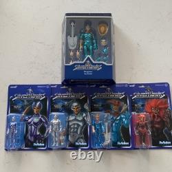 Lot Of 5 Super7 SilverHawks Ultimates Bluegrass Toy Version & ReAction Figures